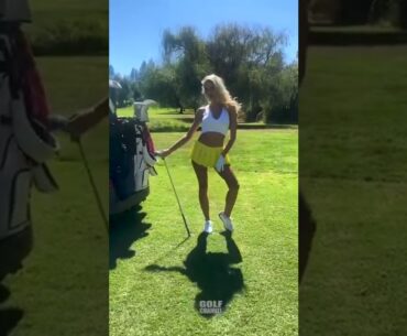 Hottest Model and Golf Girl Bri Teresi #shorts #golfswing