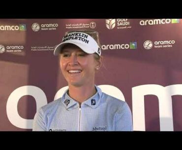 Jessica Korda on her sensational 61 (-11) | Aramco Team Series