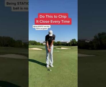 Do THIS To Chip It CLOSE Every Time! Golf Swing Tips #shorts