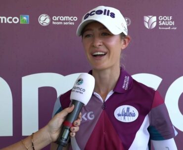 Ladies European Tour: Aramco Team Series (Sotogrande) - Interview Nelly Korda (Round 1)