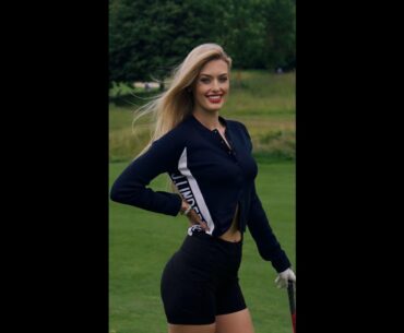 Hot Women Golf | Women Golf Swing | Golf Swing Lady | Golf Lessons #golf #shorts #golftip