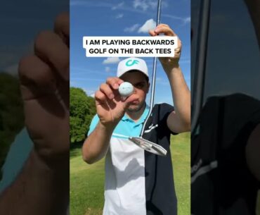 Father VS Son | DAD USES JUNIOR GOLF CLUBS!