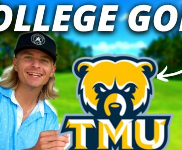 WE SPONSORED A COLLEGE GOLF TEAM!!