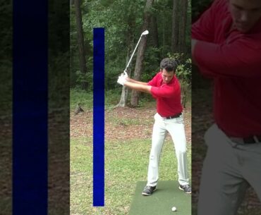 DRAG THE CLUB Along the Wall  - ULTIMATE Golf Swing Ball Striking Drill