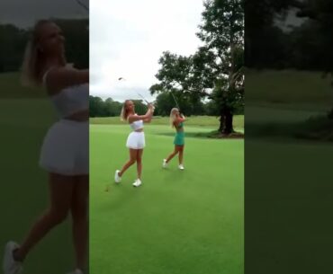 Hot Women Golf Shorts | Golf Swing Basics | Juju swing Golf | #golf#shorts #golfswing