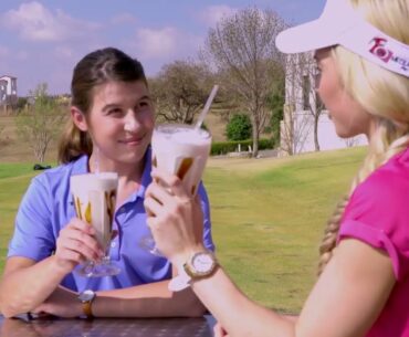 Sunshine Ladies Tour Golfer Tijana Kraljevic plays a Virtual Reality Golf Challenge.