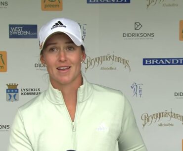 Ladies European Tour: Skafto Open - Interview Linn Grant (Round 3)