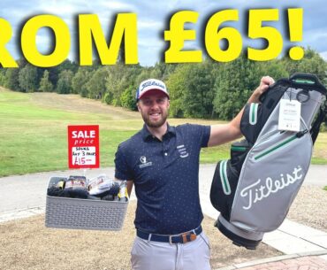 MEGA SAVINGS ON GOLF BAGS & EQUIPMENT | SAM 'THE REAL GOLF DEAL' SHARMAN