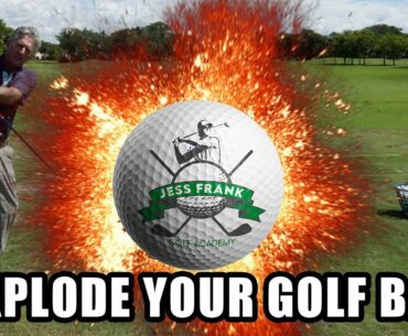 EXPLODE YOUR GOLF BALLS! Control The Shaft To Explode Your Golf Ball! PGA Golf Pro Jess Frank