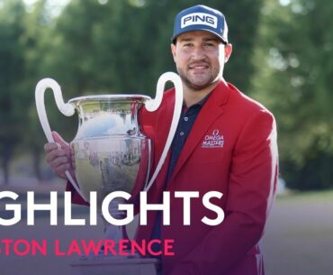 Thriston Lawrence Winning Final Round Highlights | 2022 Omega European Masters
