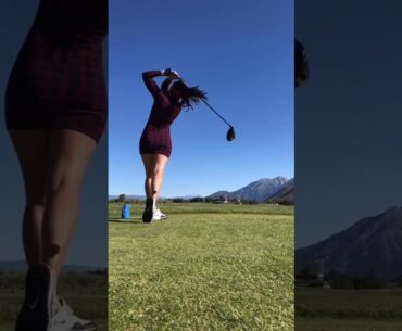 Hot Women TikTok | Golf Swing Basics |  Hot Ladies Golf Tik Tok Shorts | Women Golf