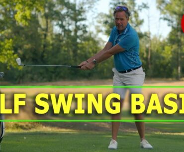 Golf swing basics - How to swing a golf club (simple way)