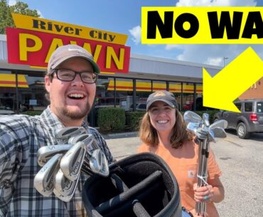 I NEVER THOUGHT WE'D FIND EXPENSIVE GOLF CLUBS HERE!
