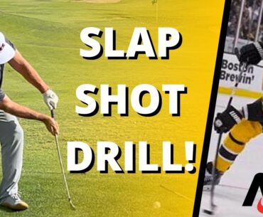 The No Release SLAP SHOT Drill For More Rotation And Flex At Impact