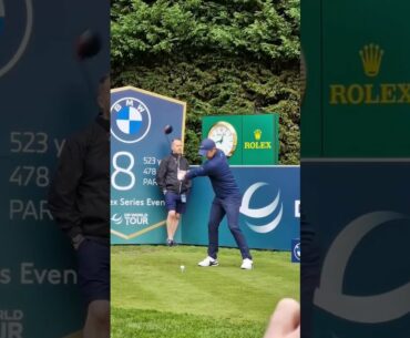 Who had the best golf swing at the BMW PGA Pro-Am? #pgapro #golfpro #golfswing #golf #shorts