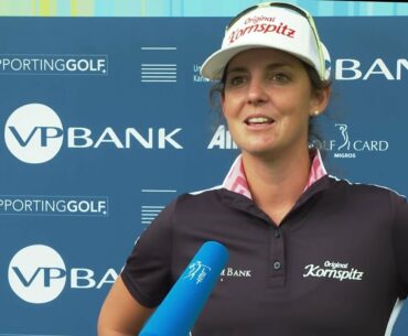 Ladies European Tour: Swiss Ladies Open round 1- Interview Christine Wolf (German)