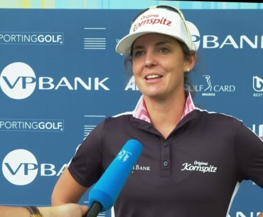 Christine Wolff Flash Interview Day 1 Thursday 2022 VP Bank Swiss Ladies Open