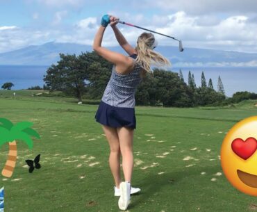 HAWAIIAN DREAM GOLF VACATION // KAPALUA PLANTATION COURSE VLOG