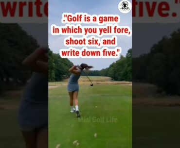 #golfstar #shorts #shortsfeed  #golf #shortsvideo  @minigilflife *6