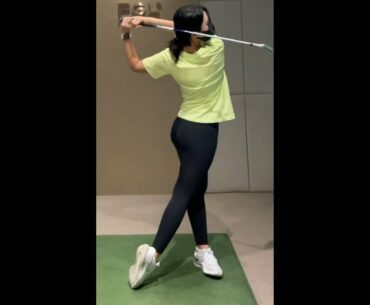 정수정 프로 아이언샷 ⛳💯 #golf #short  #골프  | GOLF VN