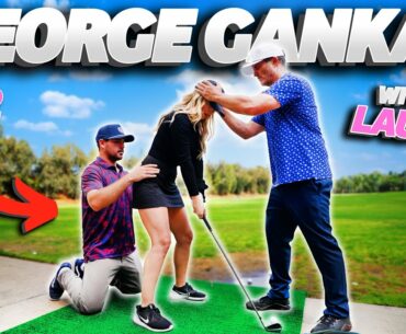 George Gankas Gave Lauren a Swing Lesson | Lauren’s Journey to Break 90 Ep. 2 | Claire Hogle