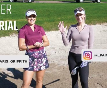 BUNKER TUTORIAL // GOLF WITH PARIS GRIFFITH & GOLFHOLICS