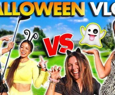 2 v 2 Alternate Shot with Shee Sisters || Halloween Golf Special