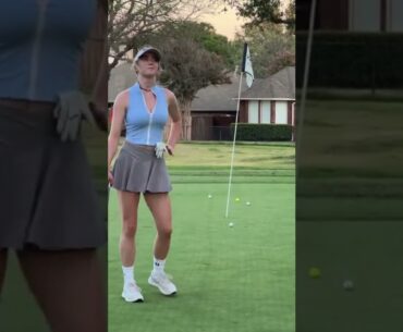 Missed putt by Grace Charis