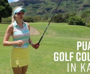 PUAKEA BACK NINE COURSE VLOG // BEAUTIFUL RESORT QUALITY PUBLIC COURSE IN HAWAII