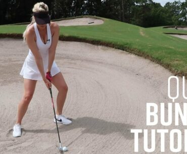 QUICK BUNKER TUTORIAL // HOW TO HIT OUT OF FAIRWAY AND AWKWARD BUNKERS