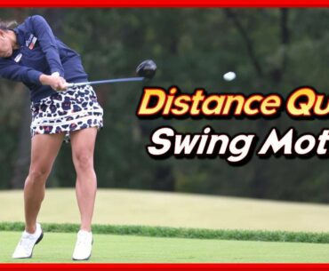 LPGA Distance Queen "Bianca Pagdanganan" Powerful Swing & Slow Motions