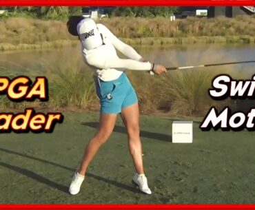 LPGA Leader "Celine Boutier" Powerful Swing & Slow MotionㅣCME Group Tour Championship 2021