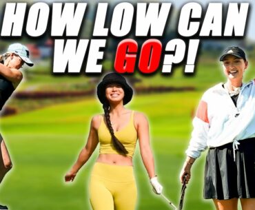 How Low Can We Go At PGA West? || Shee Golfs