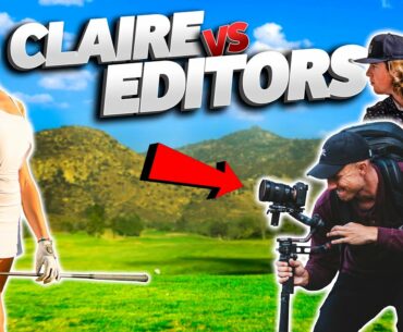 2 VS 1 | Can My Editors Beat Me in a Match? | Claire Hogle