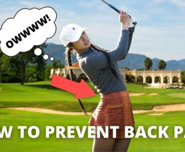 How to Prevent Lower Back Pain - Golf Pain Management