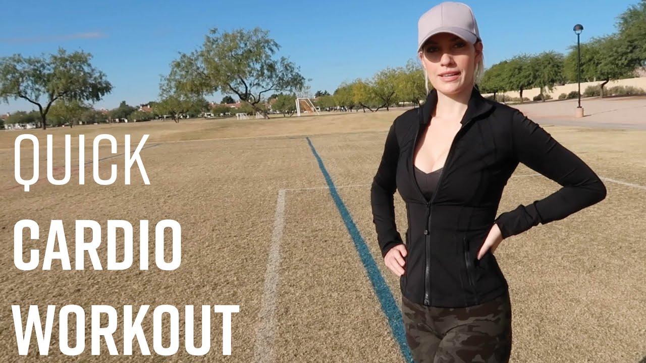 QUICK CARDIO WORKOUT // DO ANYWHERE, AT ANY FITNESS LEVEL QUICK CARDIO WORKOUT // DO ANYWHERE, AT ANY FITNESS LEVEL