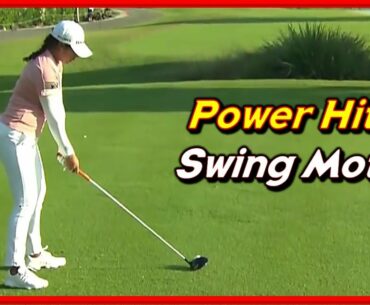 LPGA Queen "Patty Tavatanakit" Powerful Swing & Solid Slow Motions