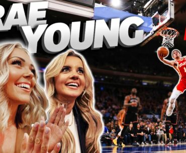 We Sat Courtside at Madison Square Garden | Knicks Vs Hawks | NYC Vlog w/ Lauren | Claire Hogle