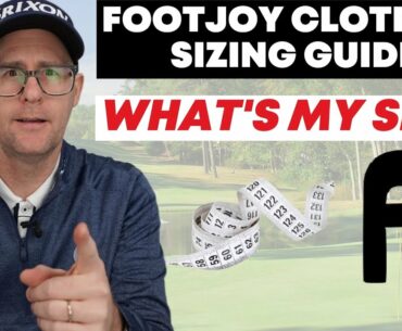 FootJoy Clothing - What's My Size?