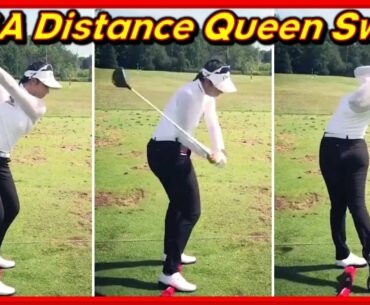 LPGA Distance Queen "Patty Tavatanakit" Solid Driver-Iron Swing & Slow Motions