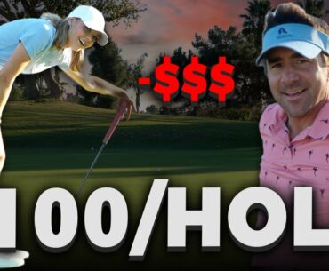 $100 SKINS on an OCEAN COURSE | Insane Finish at Monarch Beach Golf Links 1v1