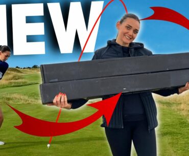 UNBOXING Laura's BRAND NEW CUSTOM Golf Clubs!