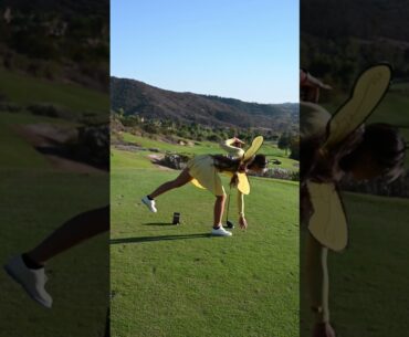 Halloween Golf Drive || Shee Golfs #shorts
