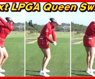 Next LPGA Queen "Yealimi Noh" Solid Driver-Iron Swing & Slow Motions