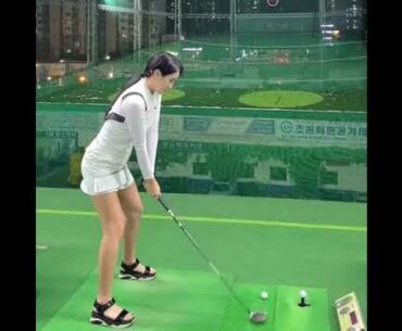이쁜모습에 웃는모습에 이뻐요.볼수록 ♥  #허은지프로💋 | GOLF VN