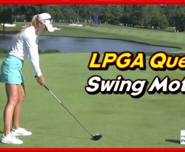 LPGA "Jessica Korda" Powerful Swing & Beautiful Slow Motions