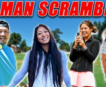 We Entered a 4 Man Scramble Tournament | Low Score? || Shee Golfs