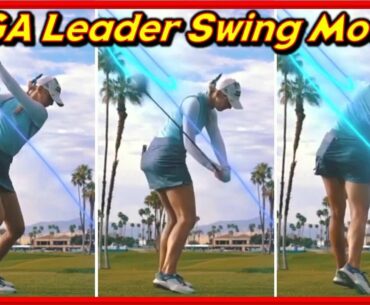 LPGA Top Leader "Jessica Korda" Beautiful Driver-Iron Swing & Slow Motion