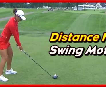LPGA Distance No.1 "Maria Fassi" Powerful Driver-Iron Swing & Slow Motions from Various Angles