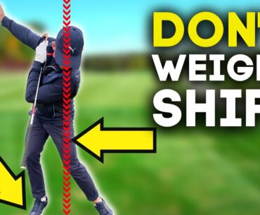 Stop Shifting Your Weight Wrong For A Consistent Golf Swing (INSTANT FIX)